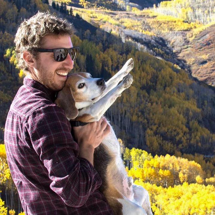 Jamie with Sophie's Dog