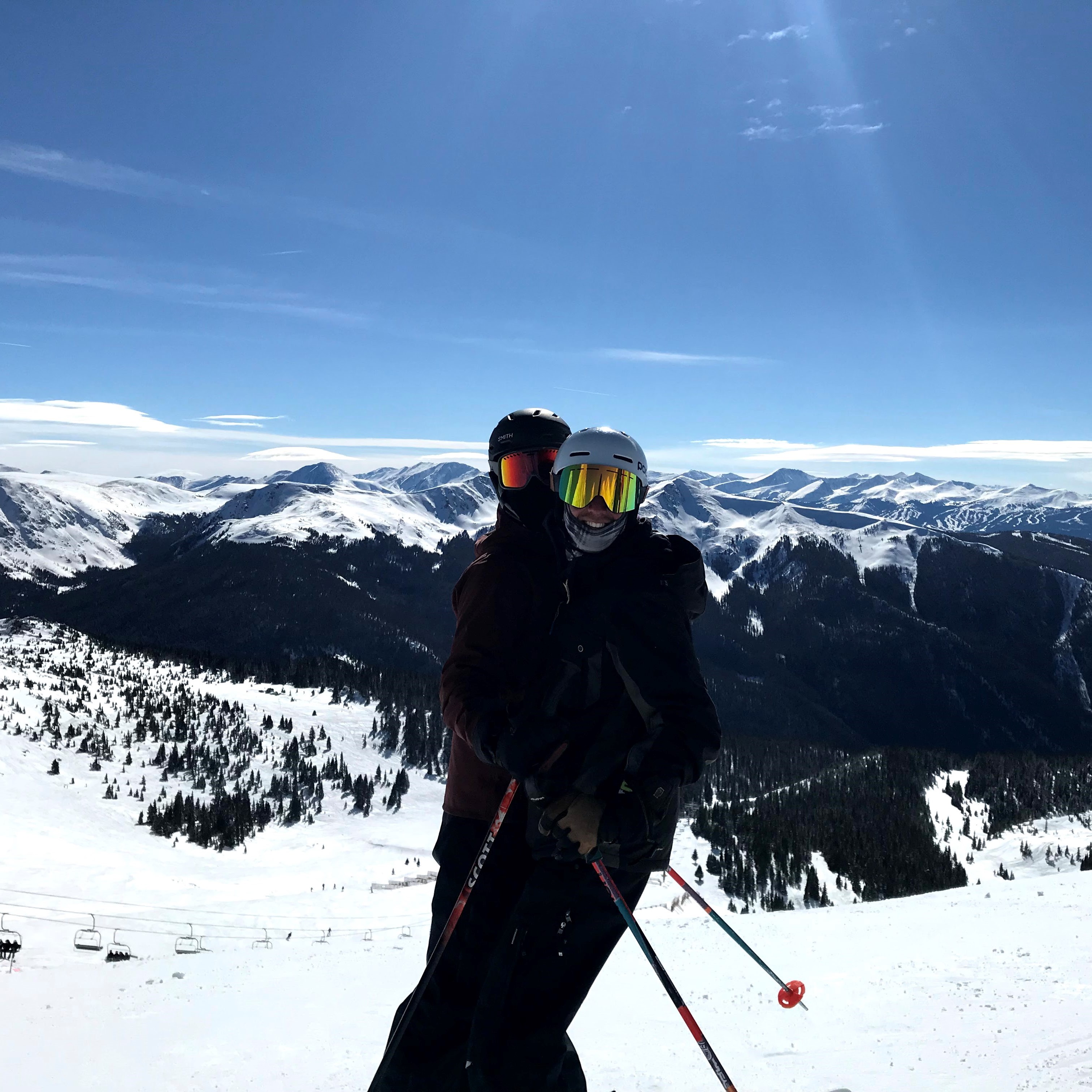 Skiing with Jamie again